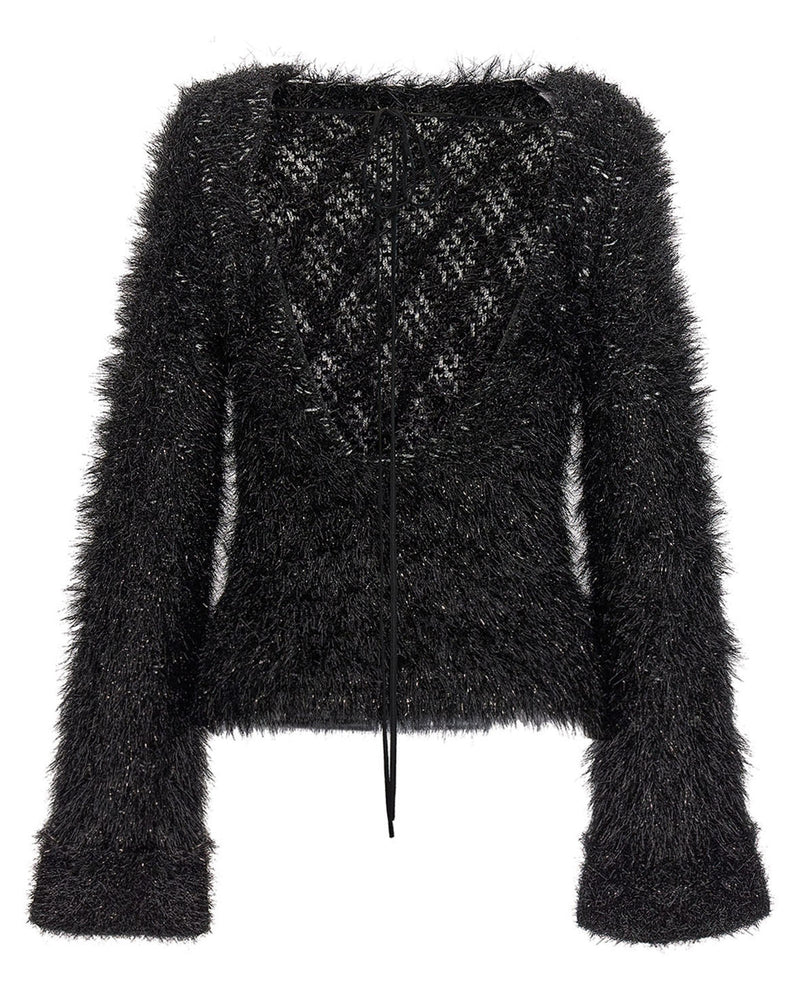 Victoria Beckham Cut Out Lurex Sweater Glam Steals