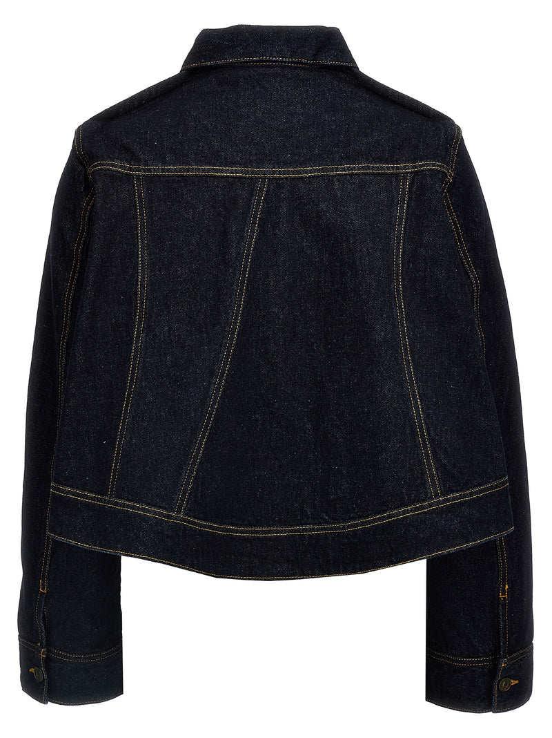 Victoria Beckham Denim Cropped Jacket Glam Steals
