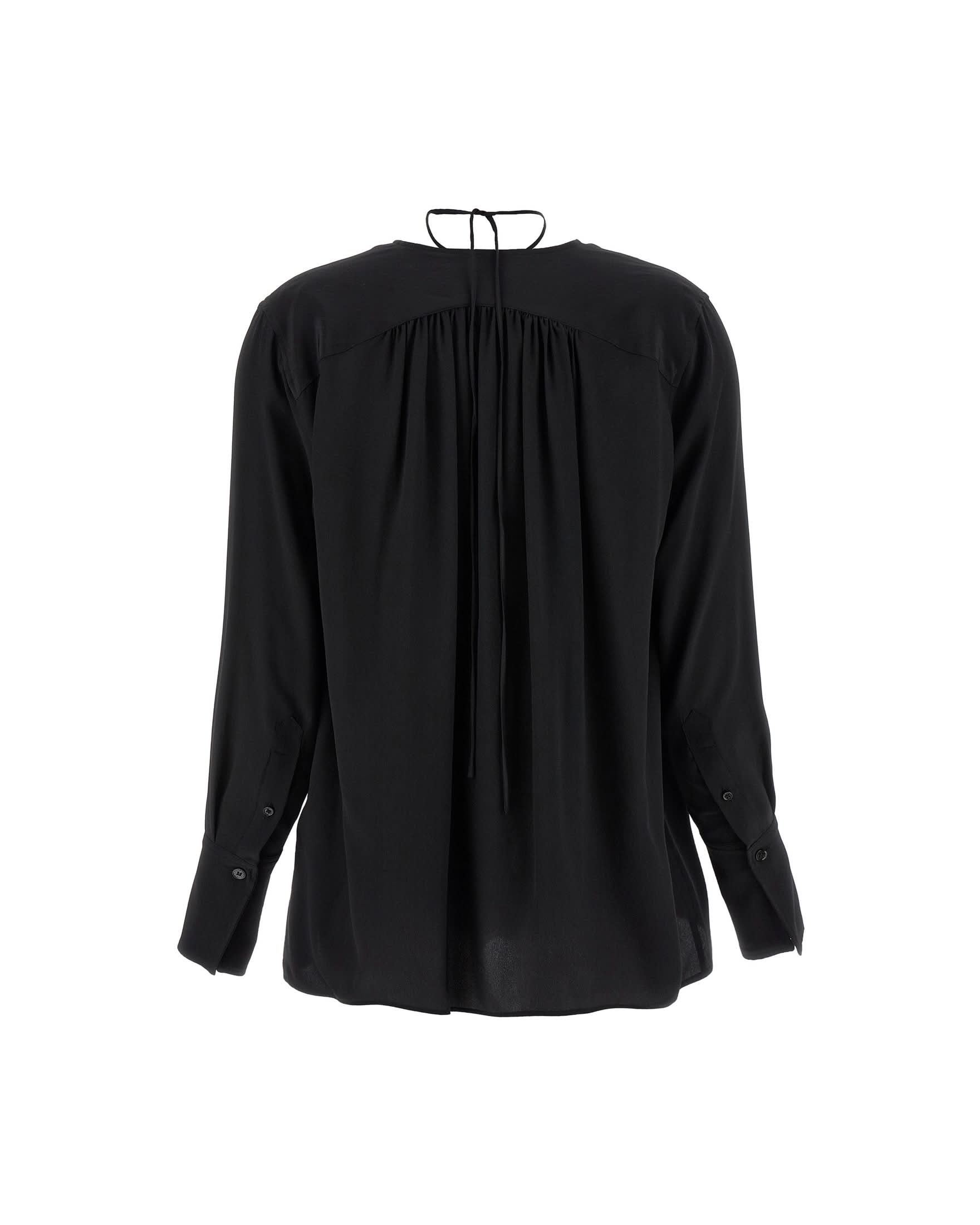 Victoria Beckham Gather Detail Tie Blouse Shirts