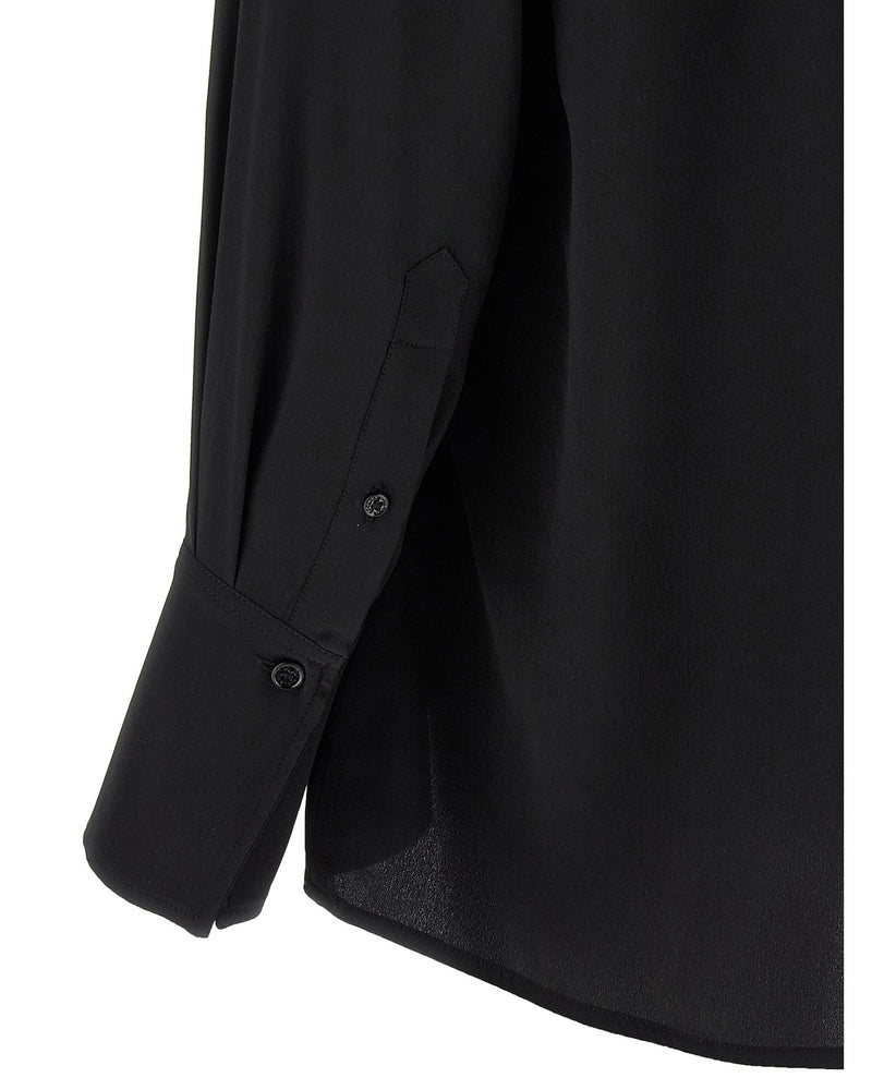 Victoria Beckham Gather Detail Tie Blouse Shirts