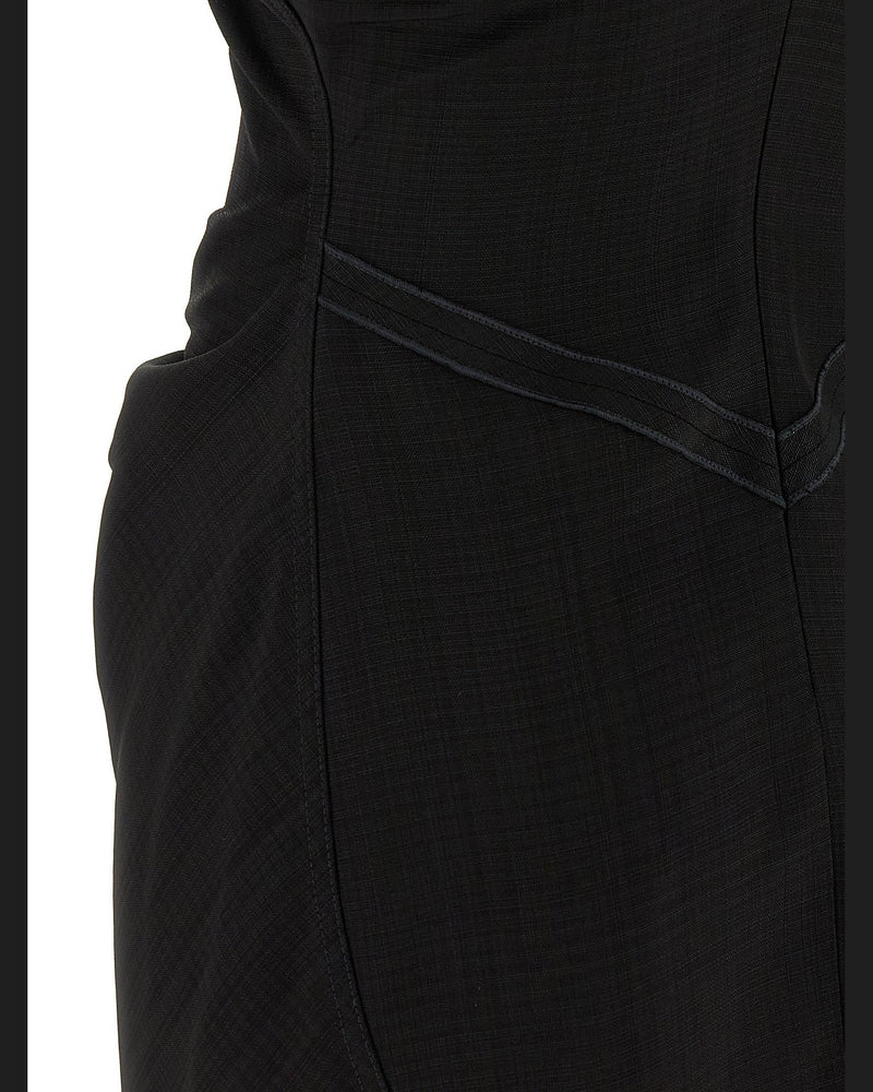 Victoria Beckham Gathered Waist Mini Dress Glam Steals