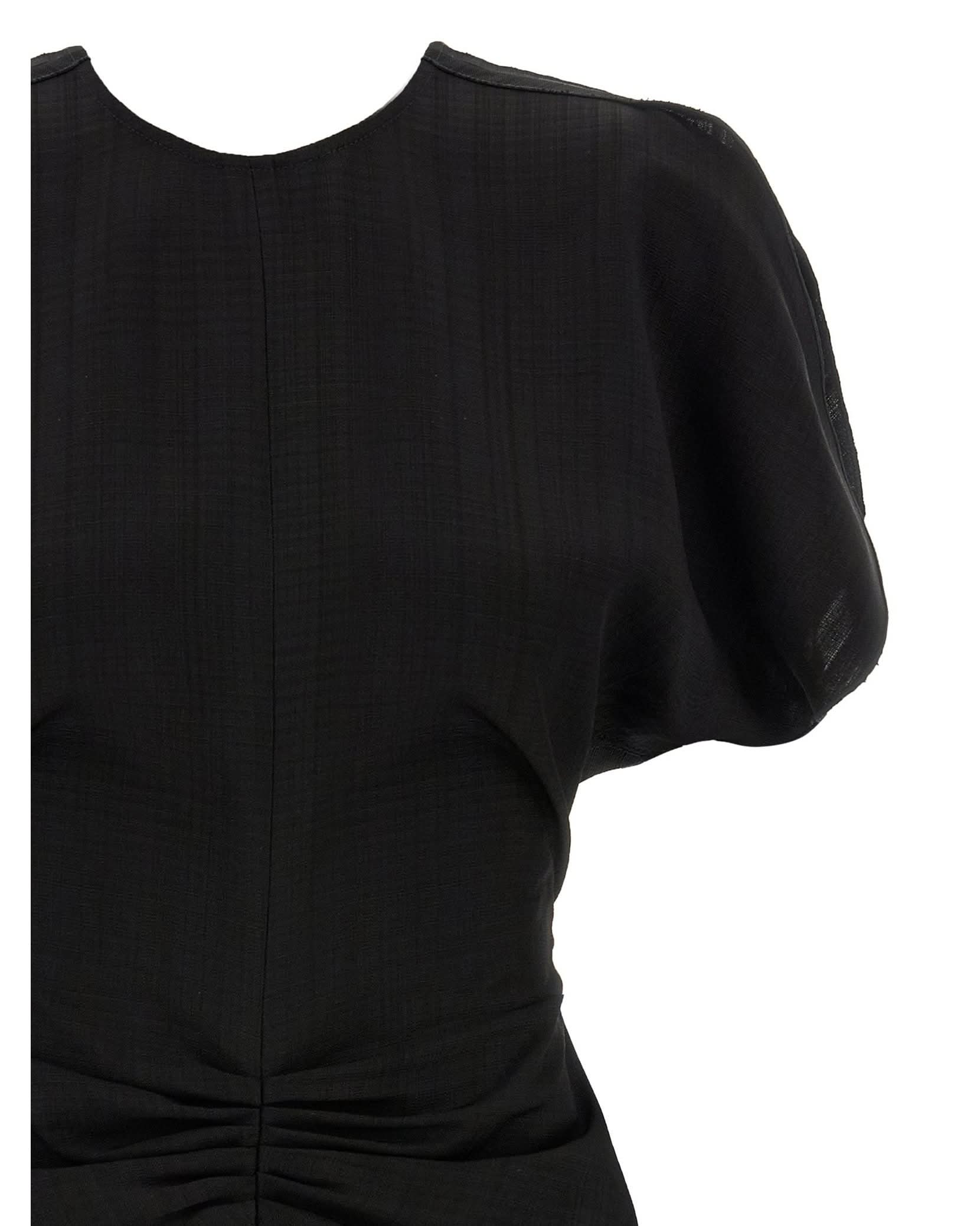 Victoria Beckham Gathered Waist Mini Dress Glam Steals