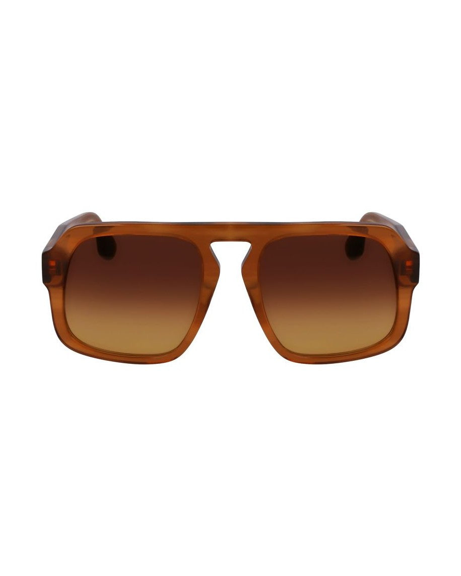Victoria Beckham Gold Acetate Sunglasses Sunglasses