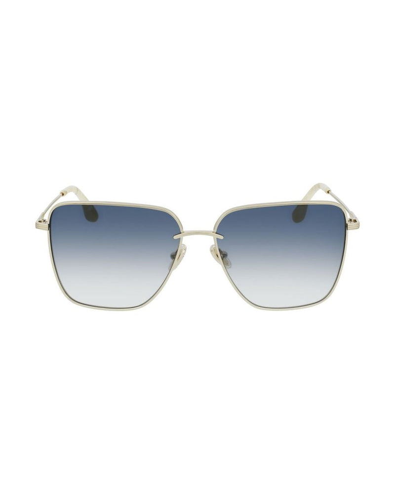 Victoria Beckham Gold Metal Sunglasses Sunglasses