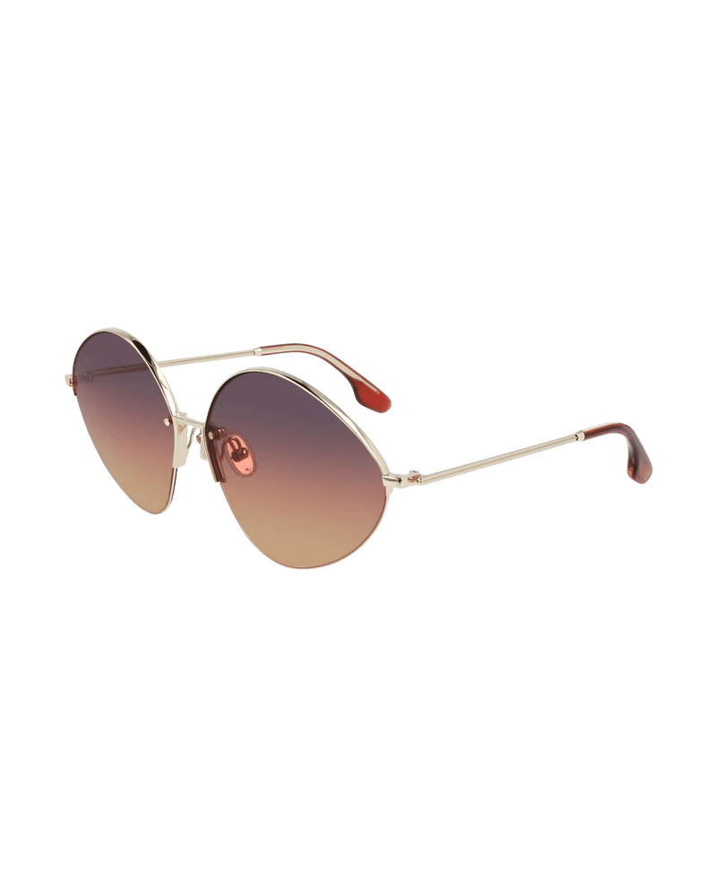 Victoria Beckham Gold Metal Sunglasses Sunglasses