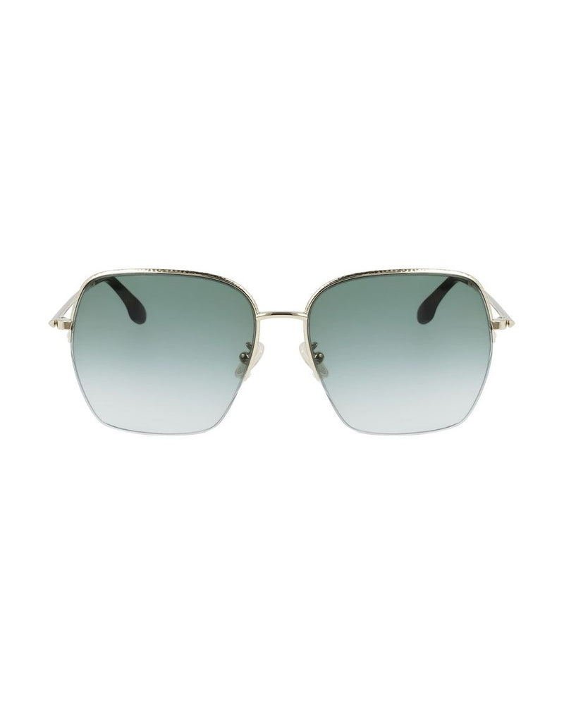 Victoria Beckham Gold Metal Sunglasses Sunglasses