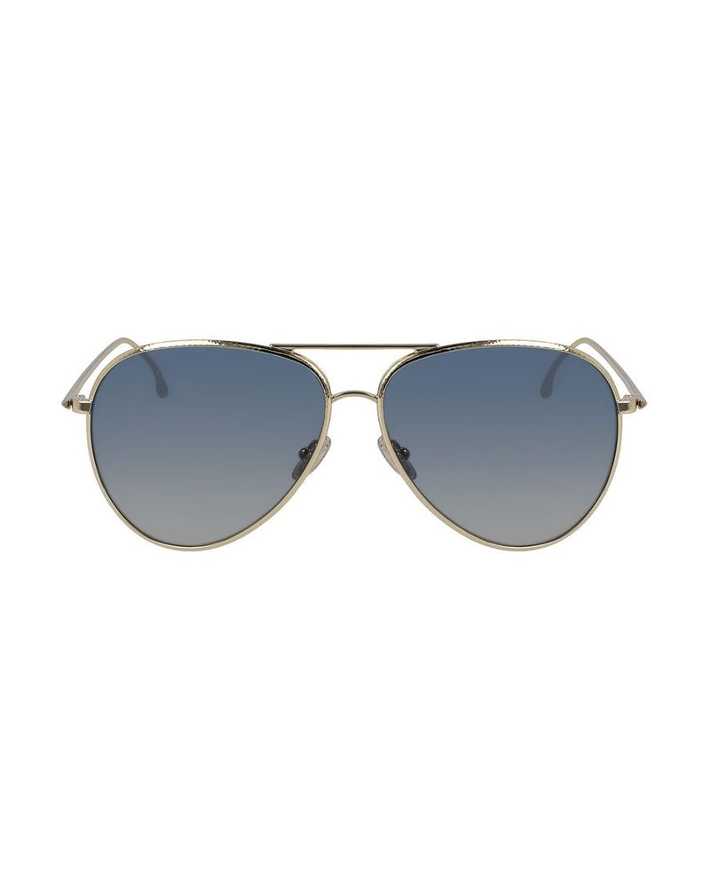 Victoria Beckham Gold Metal Sunglasses Sunglasses
