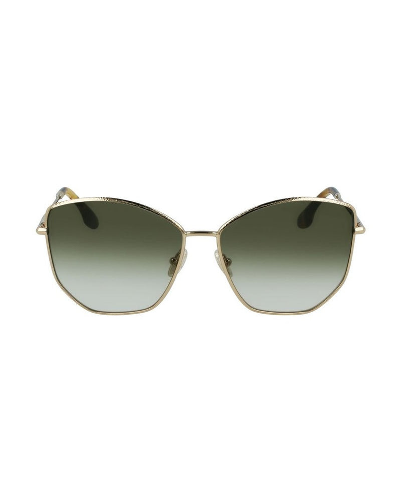 Victoria Beckham Gold Metal Sunglasses Sunglasses