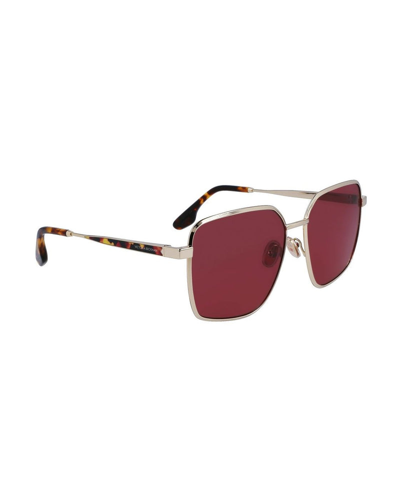 Victoria Beckham Gold Metal Sunglasses Sunglasses