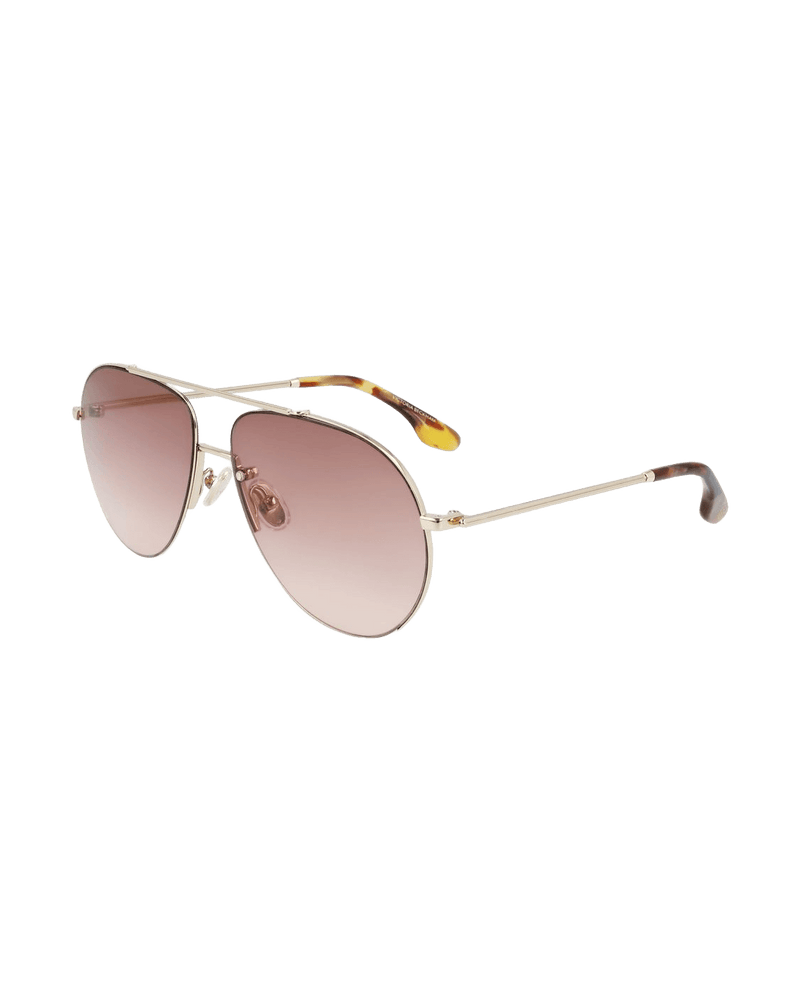 Victoria Beckham Gold Metal Sunglasses Sunglasses