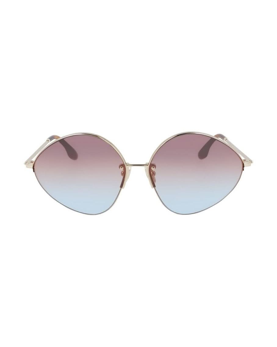 Victoria Beckham Gold Metal Sunglasses Sunglasses