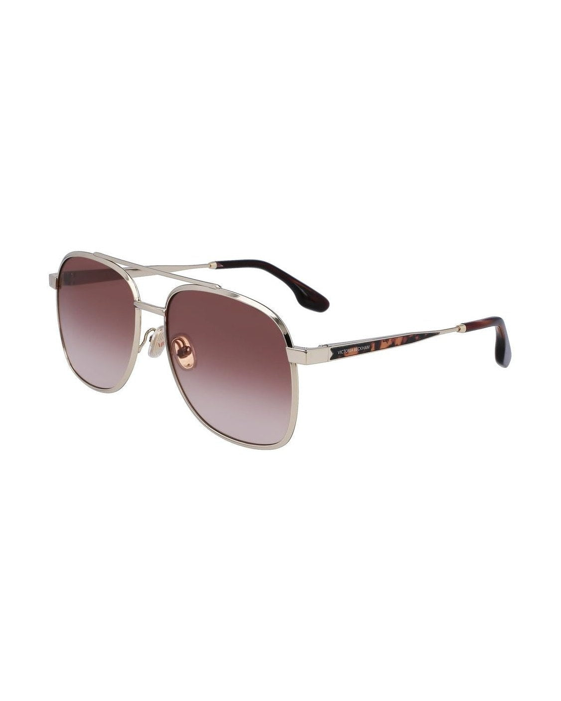 Victoria Beckham Gold Metal Sunglasses Sunglasses