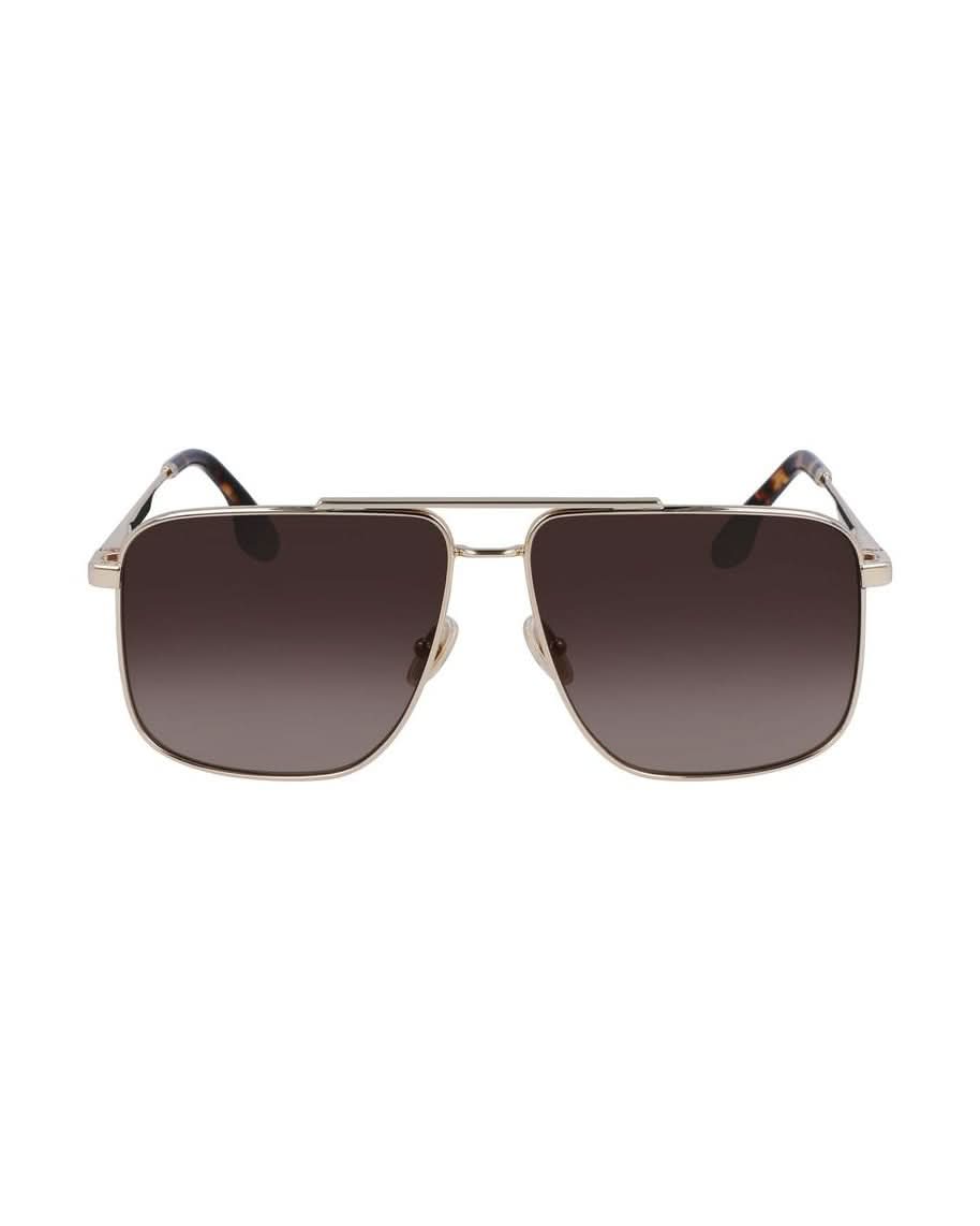 Victoria Beckham Gold Metal Sunglasses Sunglasses