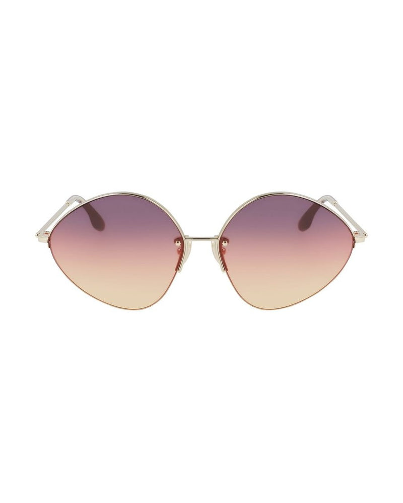 Victoria Beckham Gold Metal Sunglasses Sunglasses