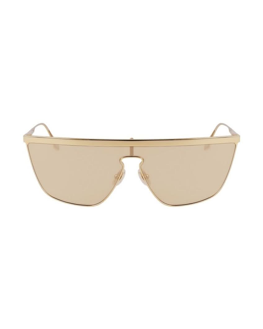 Victoria Beckham Gold Metal Sunglasses 