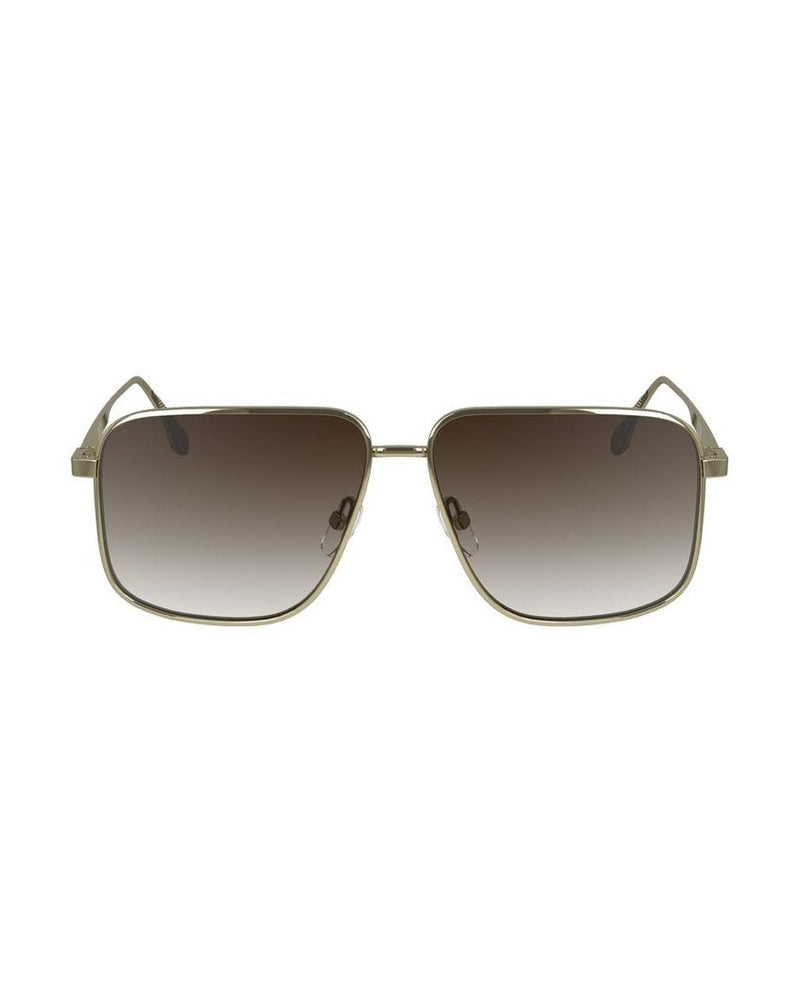 Victoria Beckham Gold Metal Sunglasses 