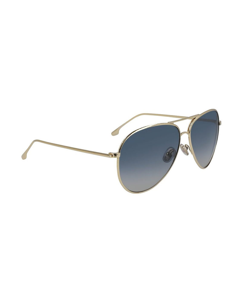Victoria Beckham Gold Metal Sunglasses Sunglasses
