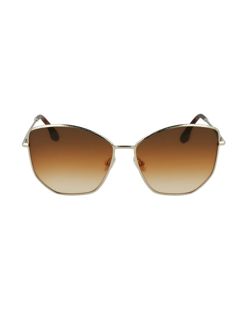 Victoria Beckham Gold Metal Sunglasses Sunglasses