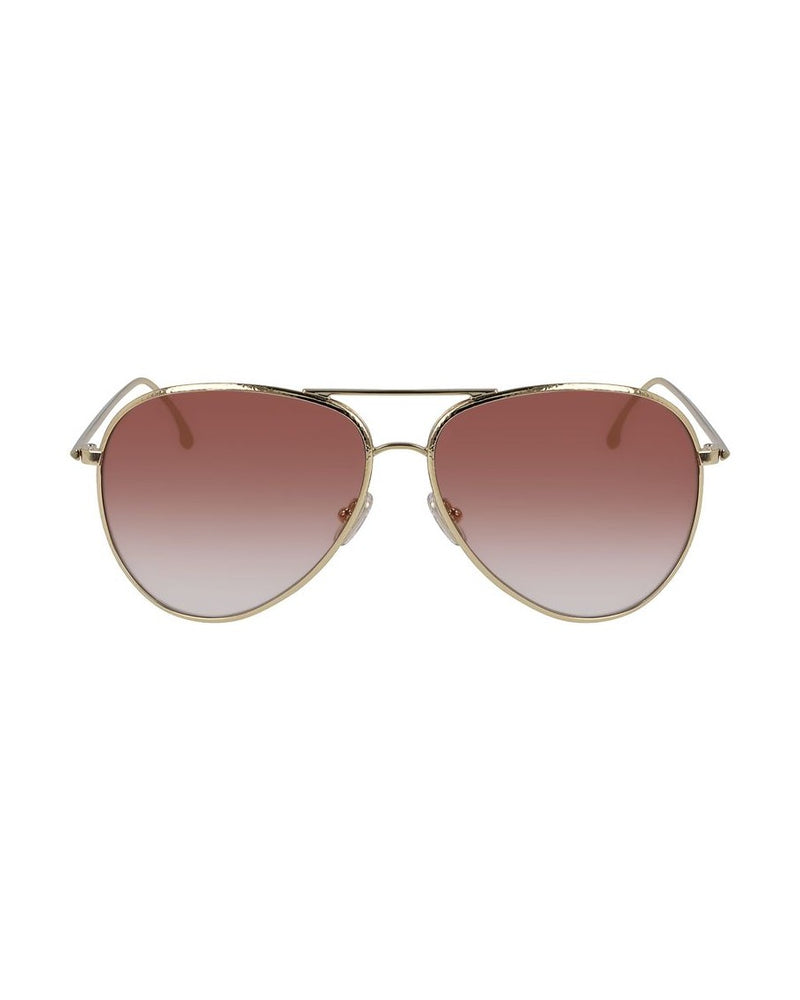 Victoria Beckham Gold Metal Sunglasses Sunglasses