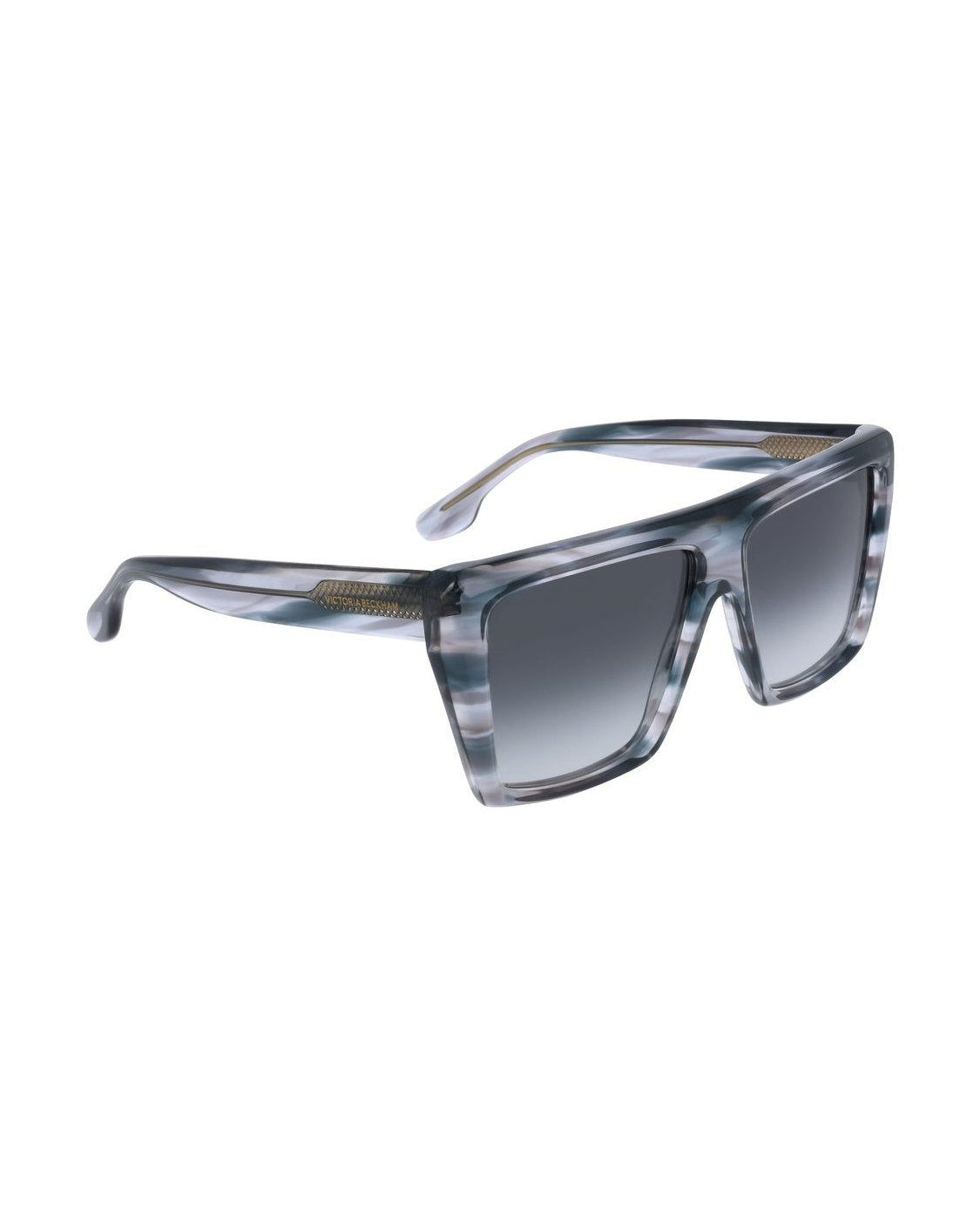 Victoria Beckham Gray Acetate Sunglasses Sunglasses