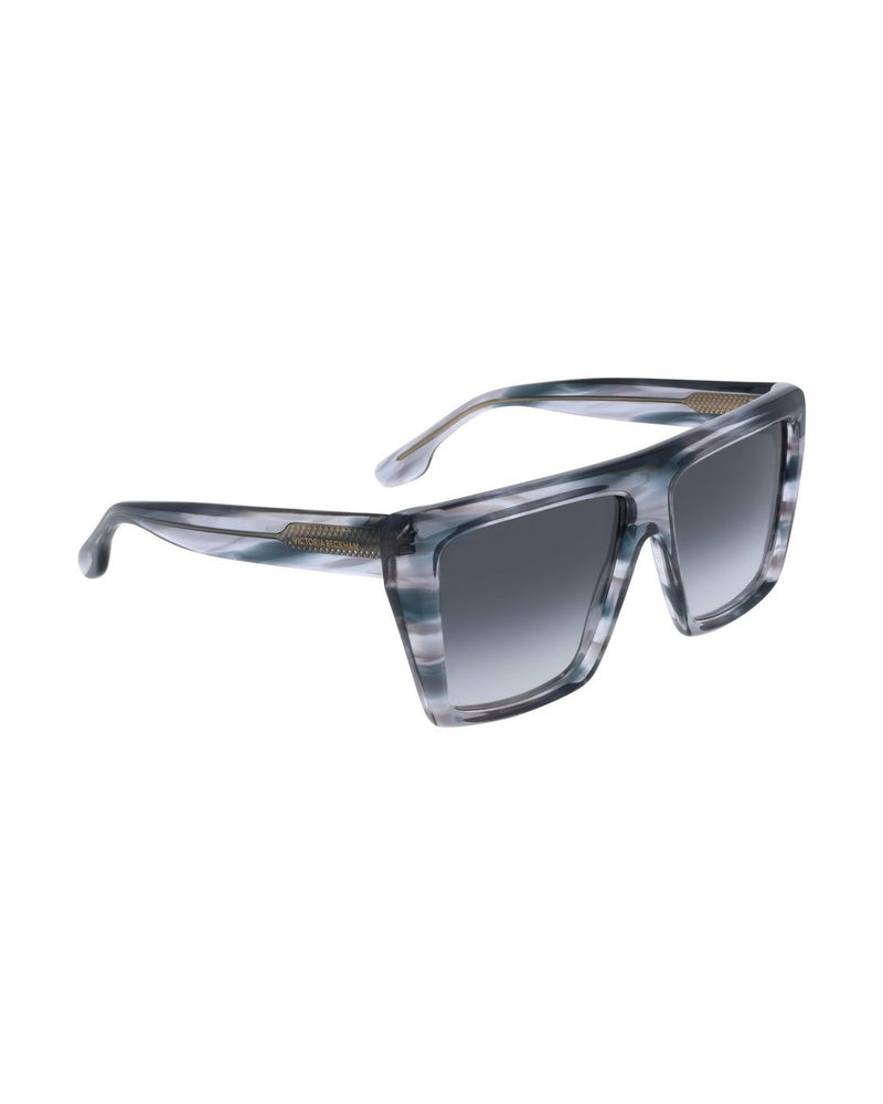 Victoria Beckham Gray Acetate Sunglasses Sunglasses