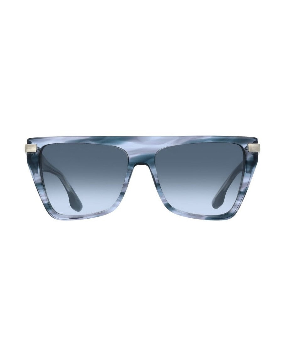 Victoria Beckham Gray Acetate Sunglasses Sunglasses
