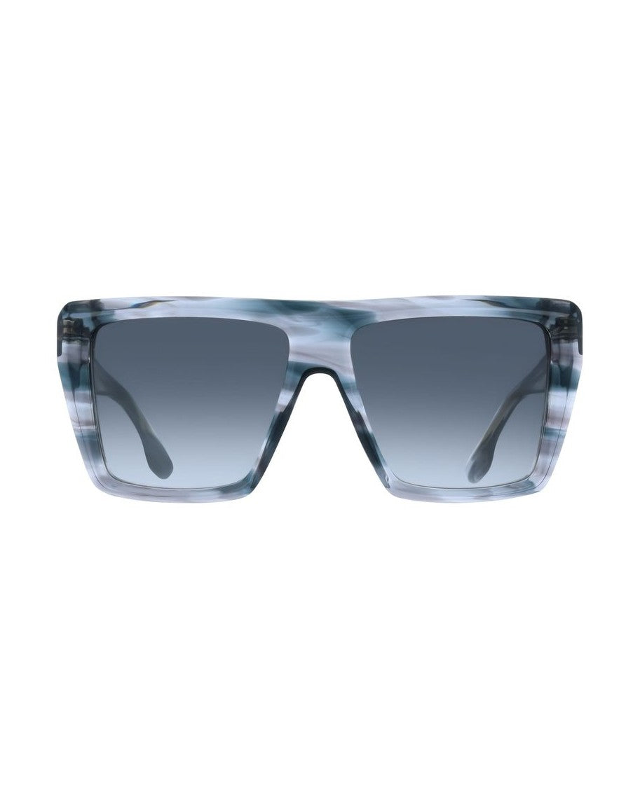 Victoria Beckham Gray Acetate Sunglasses Sunglasses