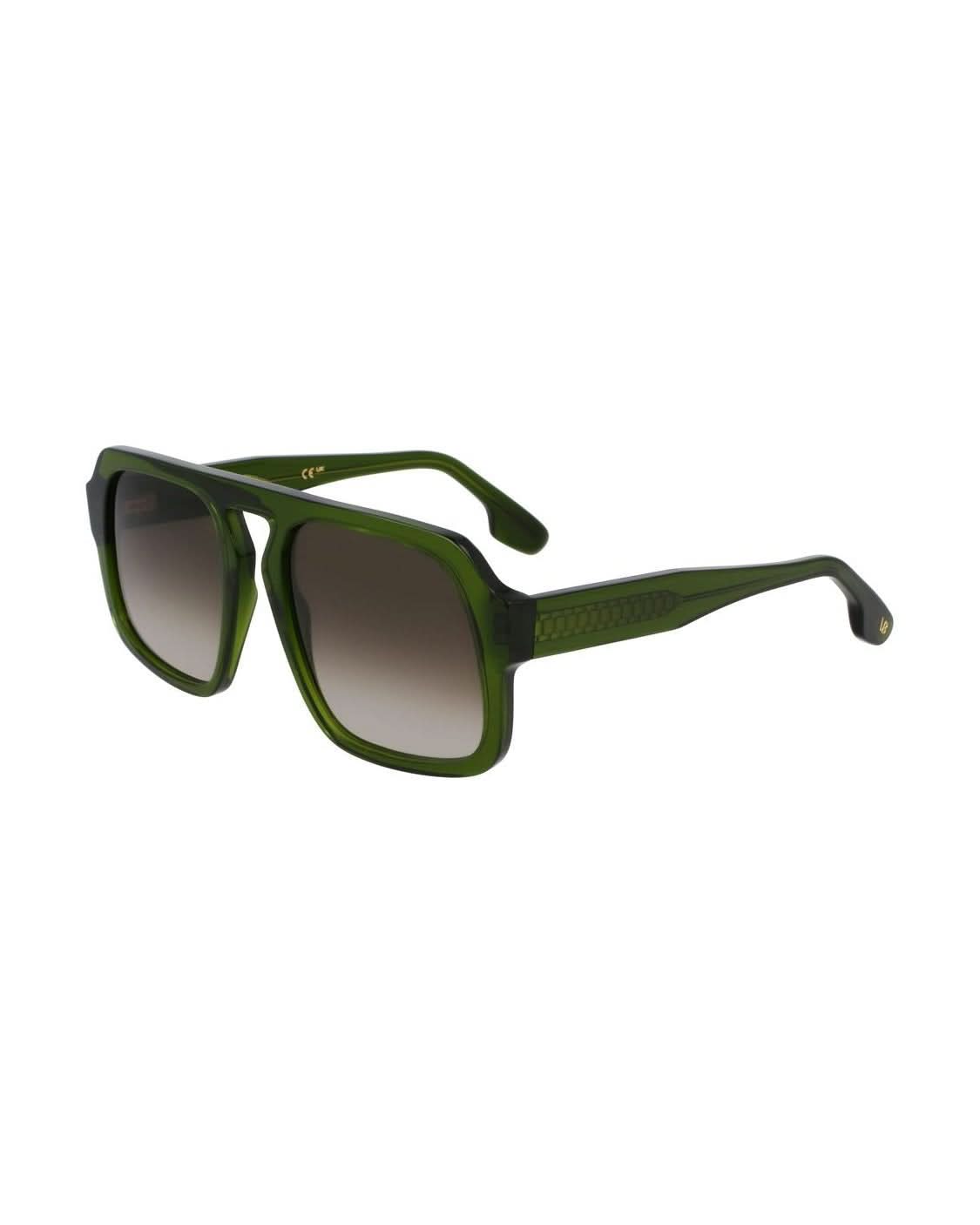 Victoria Beckham Green Acetate Sunglasses Sunglasses