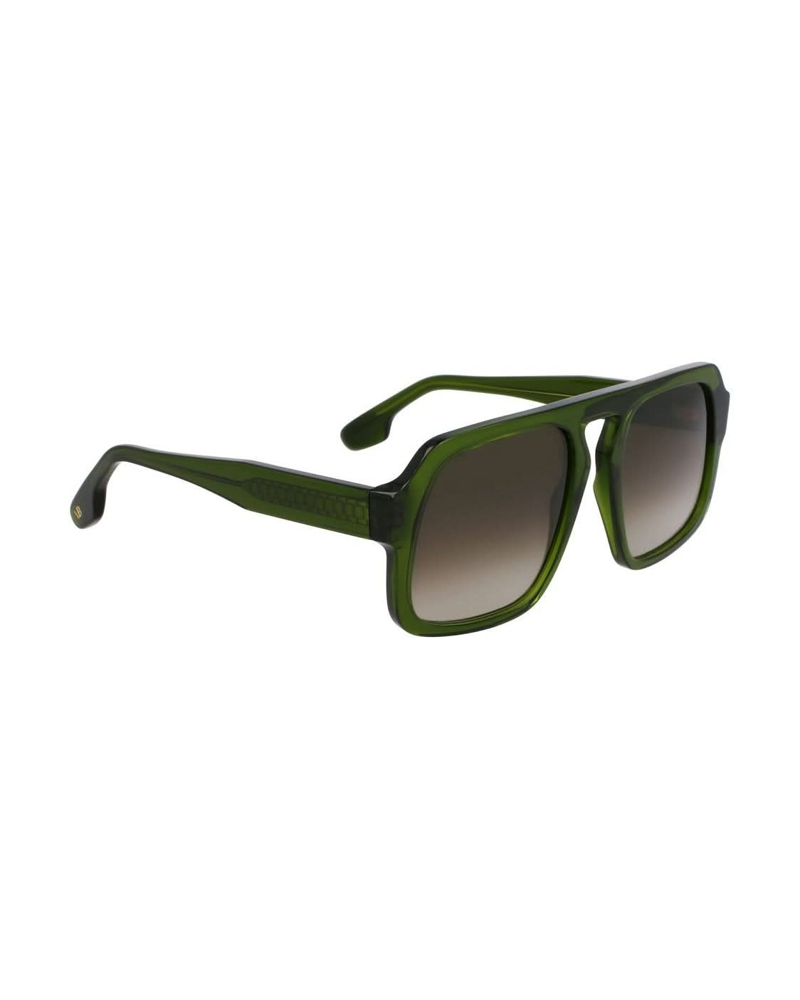 Victoria Beckham Green Acetate Sunglasses Sunglasses