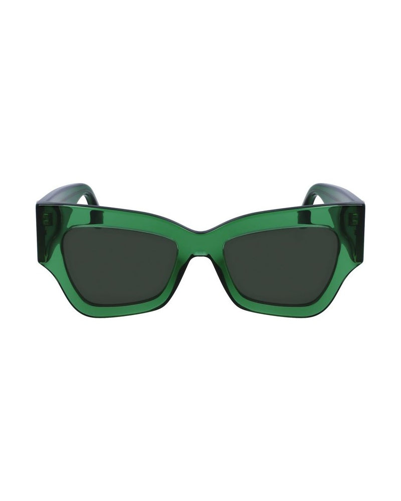 Victoria Beckham Green Acetate Sunglasses Glam Steals