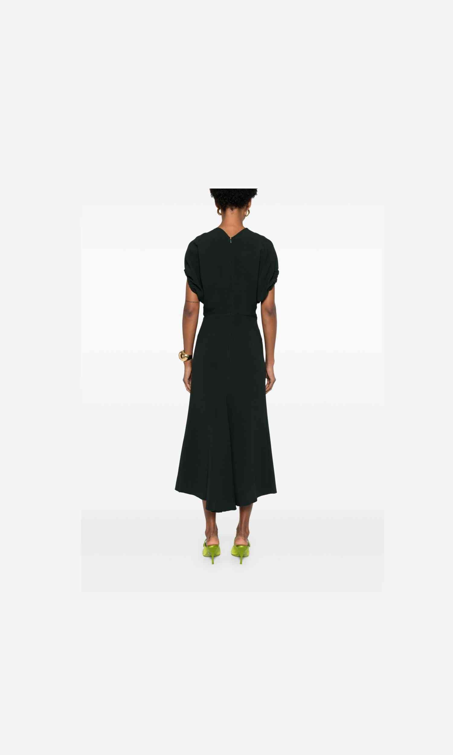 Victoria Beckham Green Dress Glam Steals