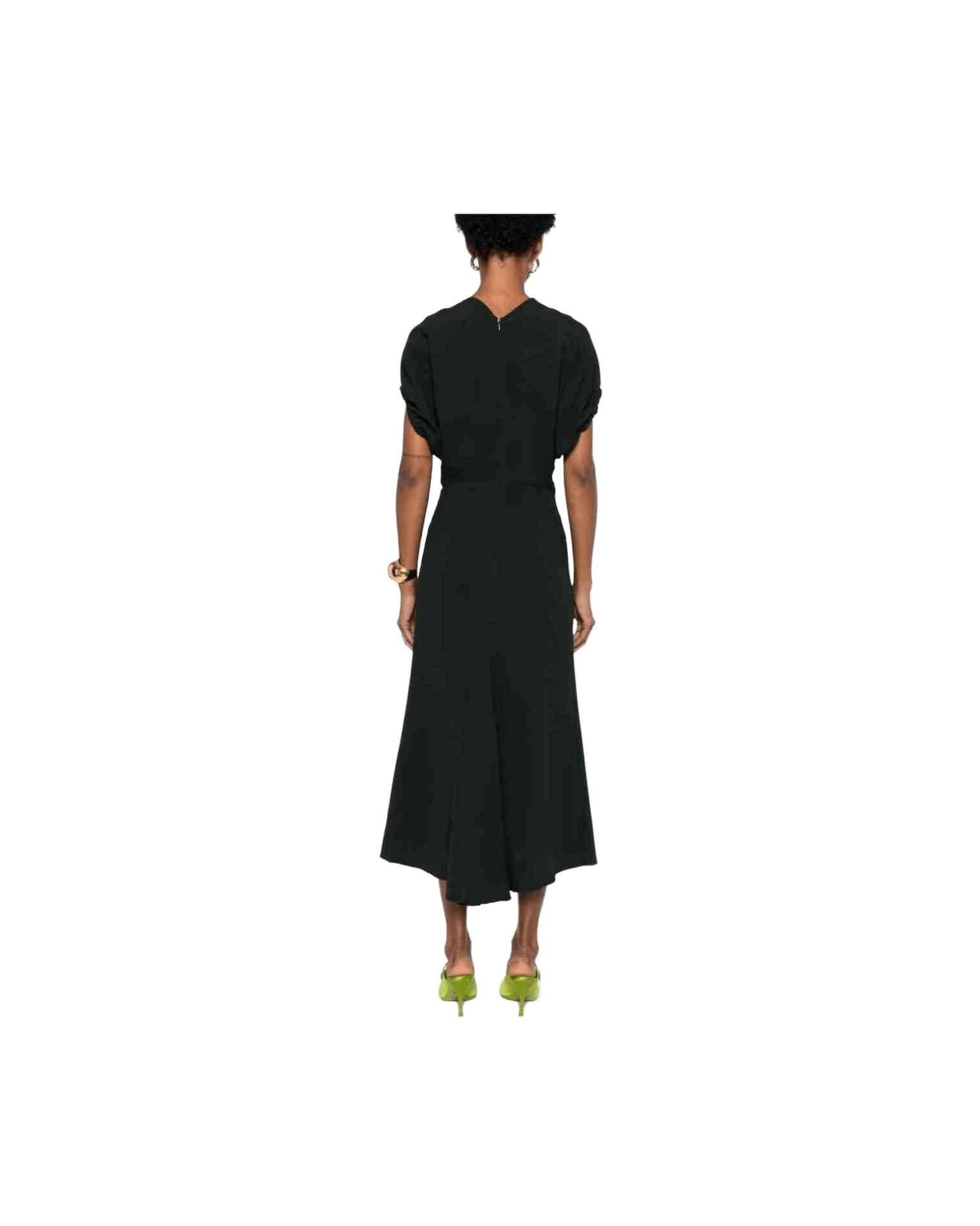 Victoria Beckham Green Dress Glam Steals