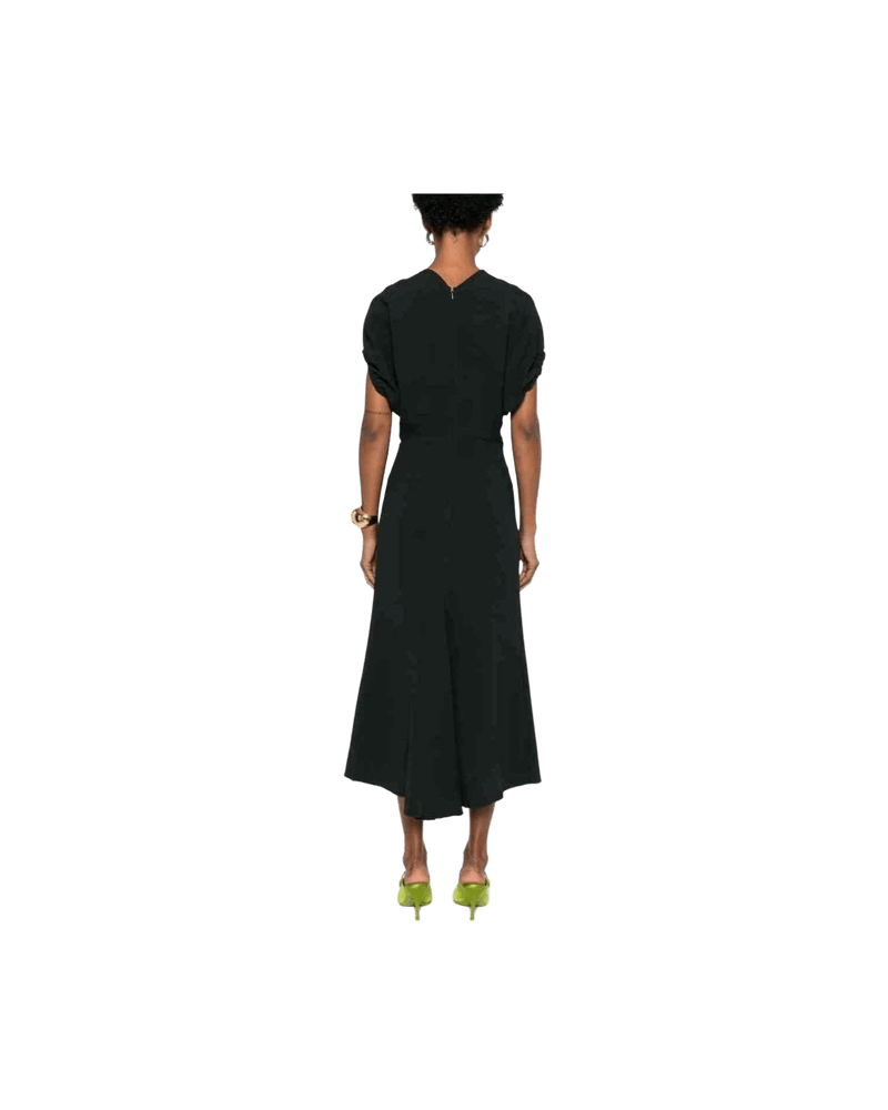 Victoria Beckham Green Dress Glam Steals