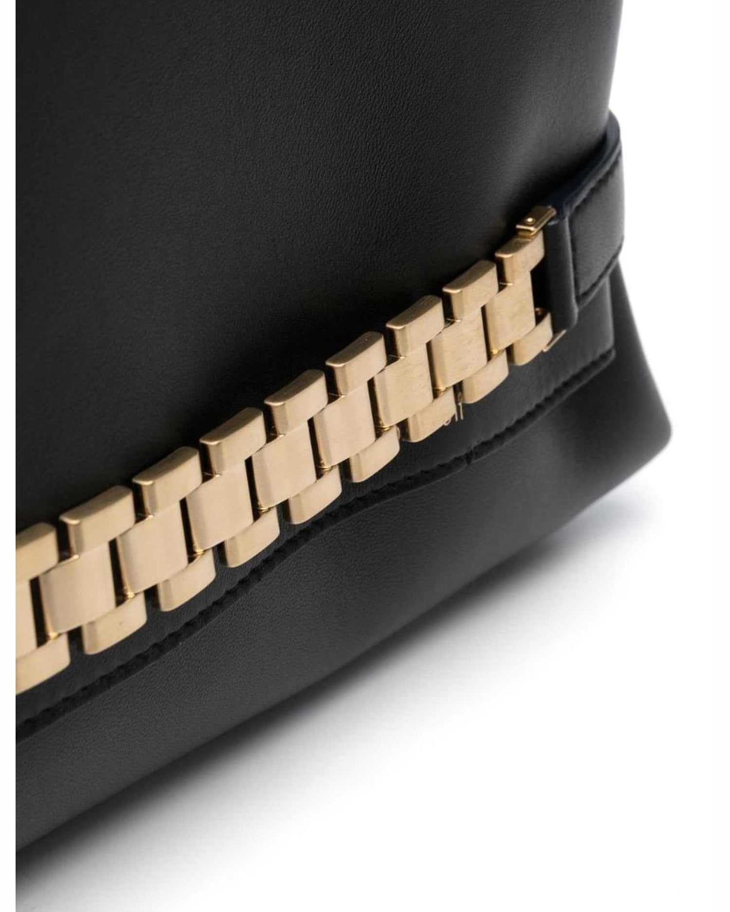 Victoria Beckham Leather Mini Chain Pouch Clutch Glam Steals