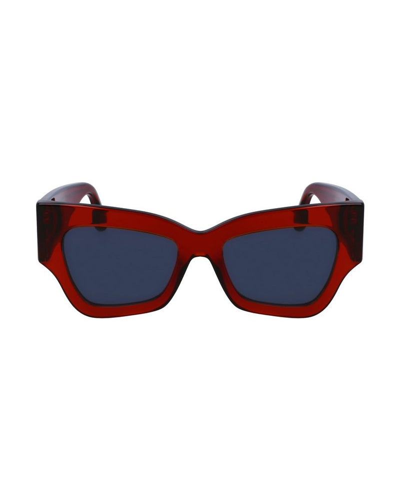 Victoria Beckham Red Acetate Sunglasses Glam Steals