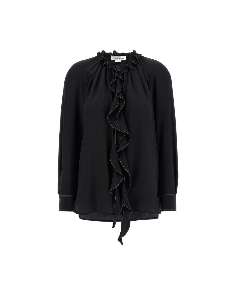 Victoria Beckham Ruffle Blouse Shirts