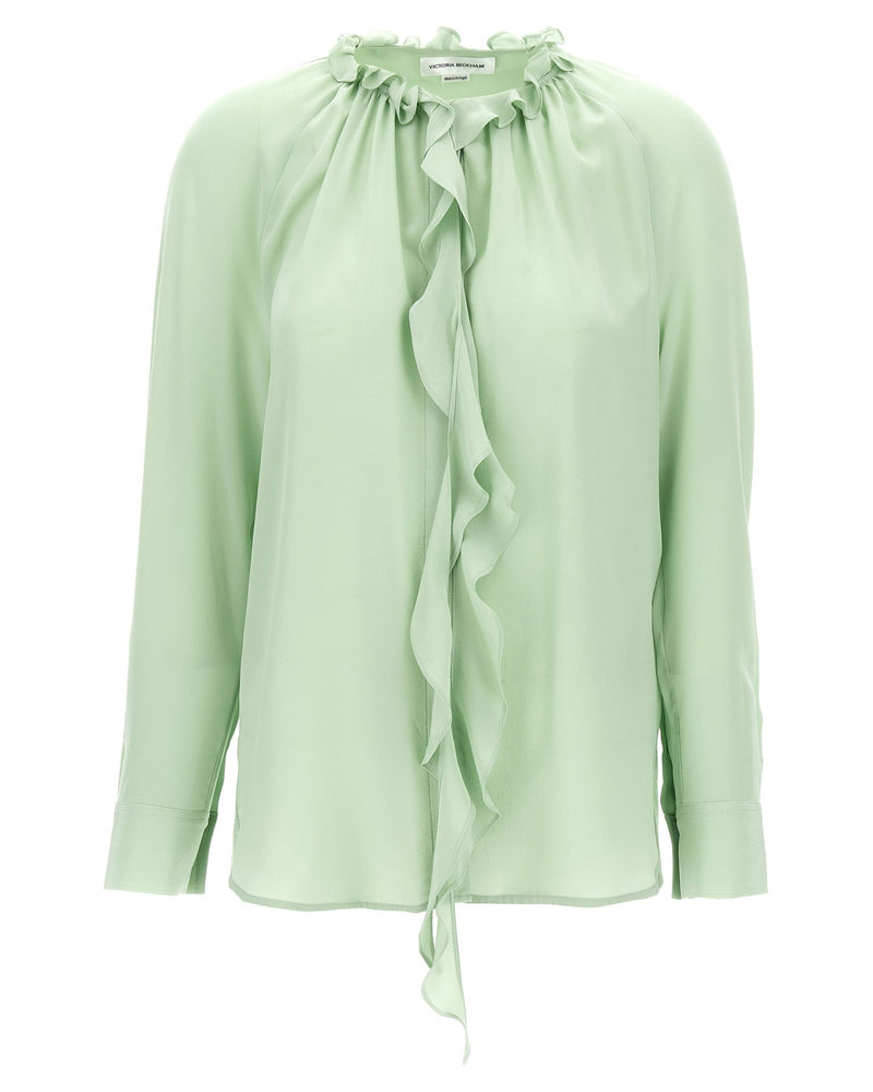 Victoria Beckham Ruffle Blouse Glam Steals