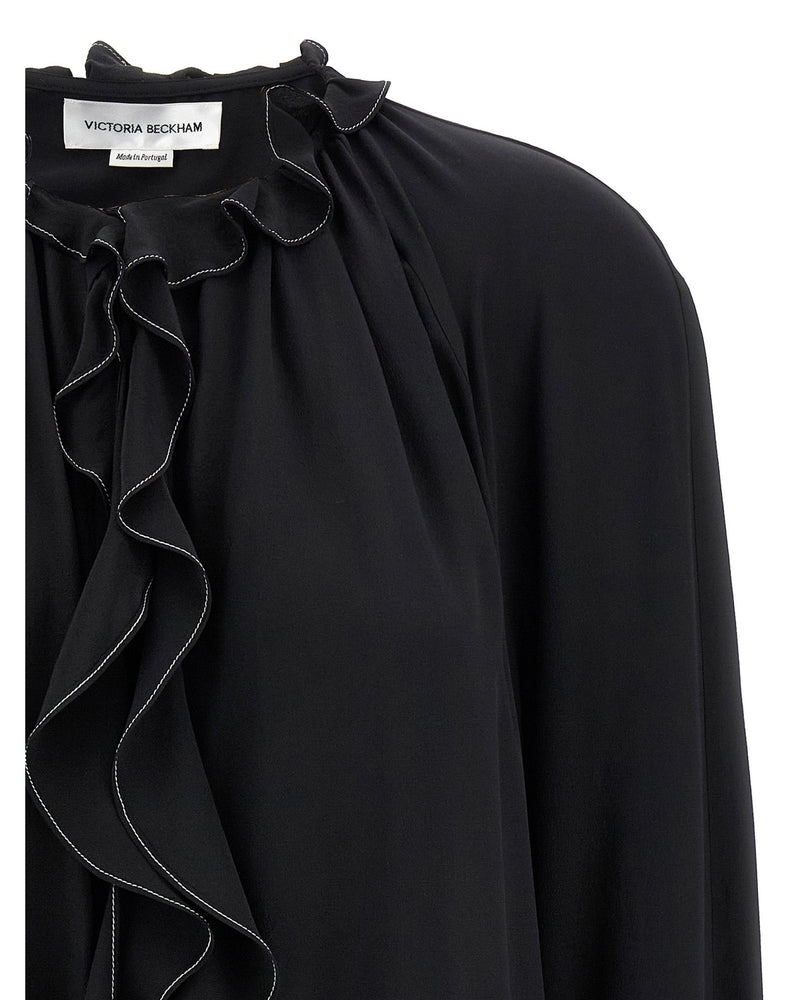 Victoria Beckham Ruffle Blouse Shirts