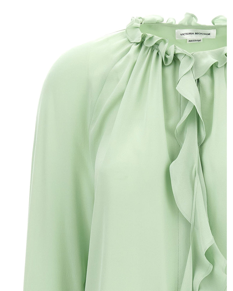 Victoria Beckham Ruffle Blouse Glam Steals