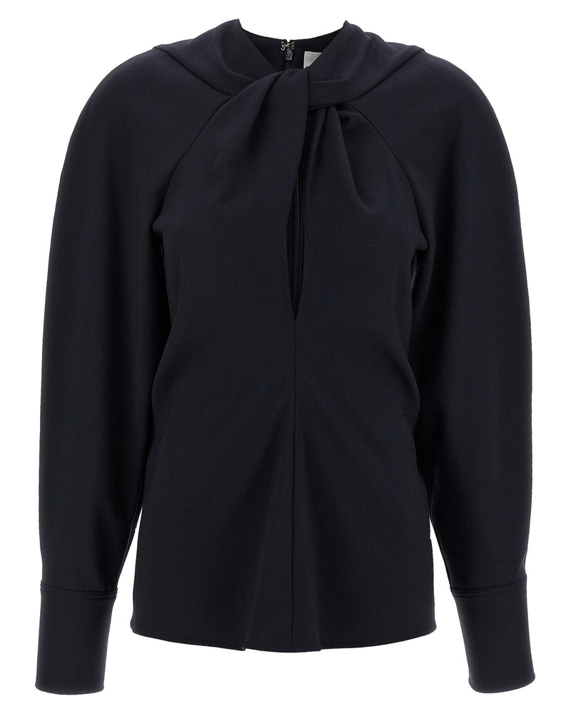 Victoria Beckham Twist Detail Blouse Glam Steals