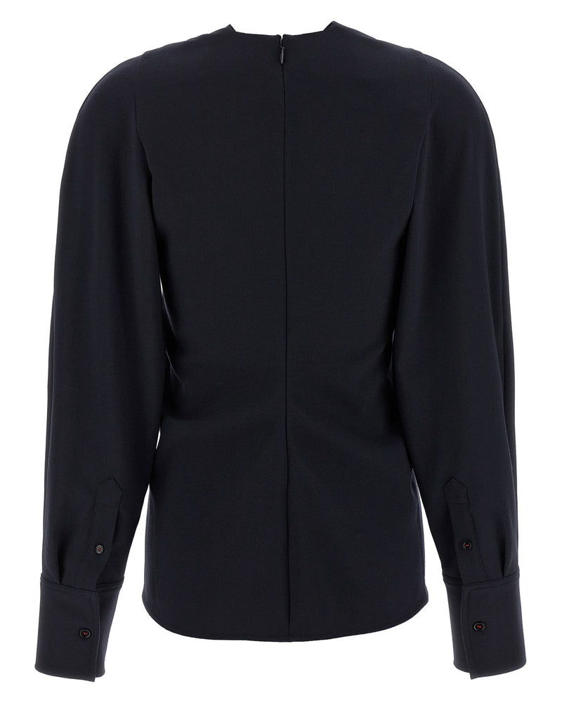 Victoria Beckham Twist Detail Blouse Glam Steals