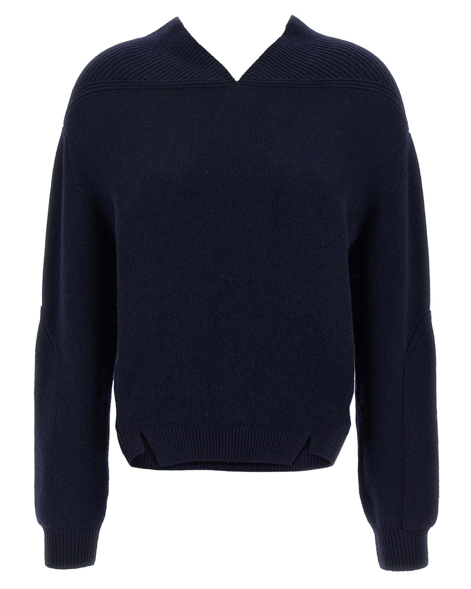 Victoria Beckham V Neck Yoke Detail Sweater Glam Steals