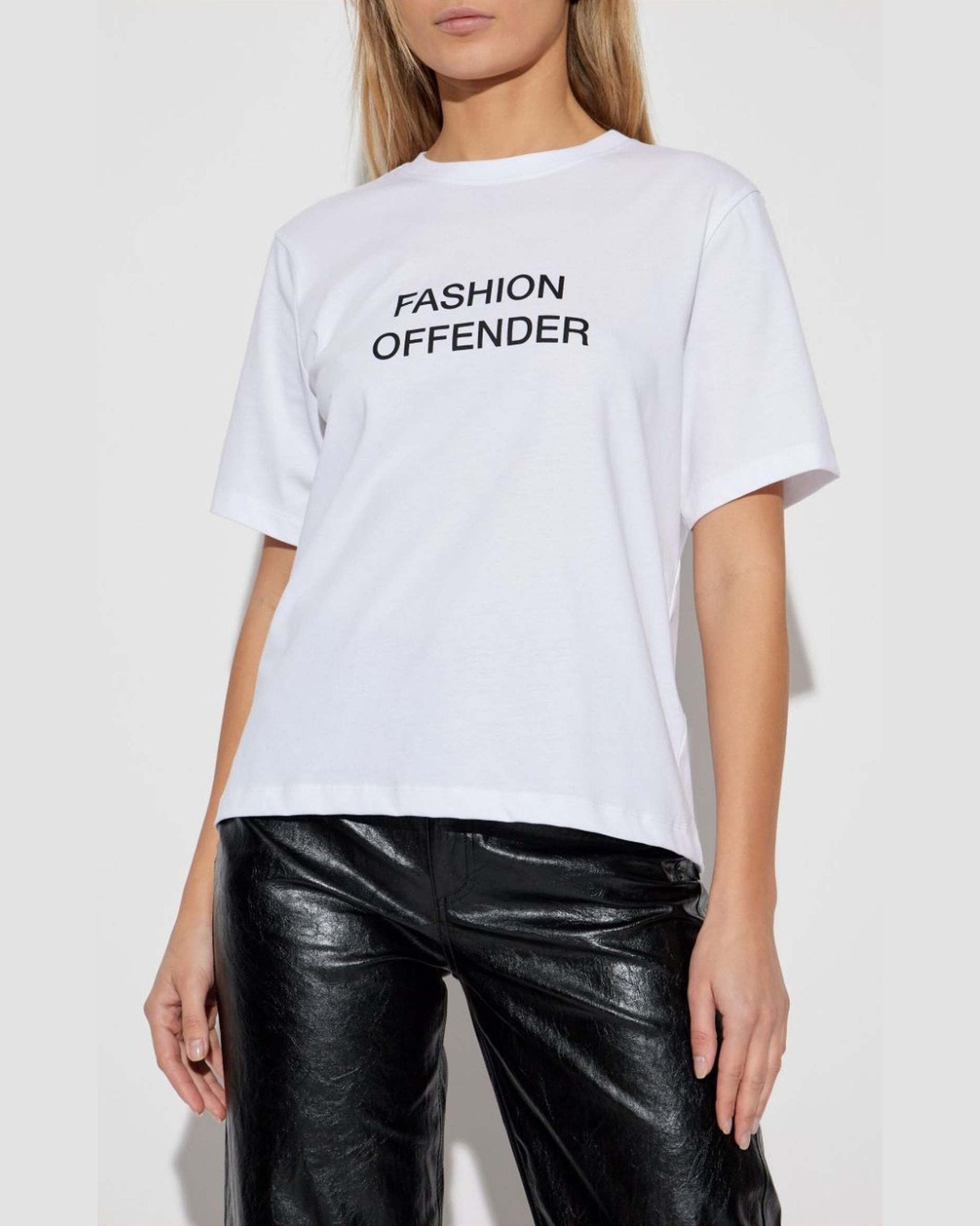 Victoria Beckham White T-shirt Glam Steals