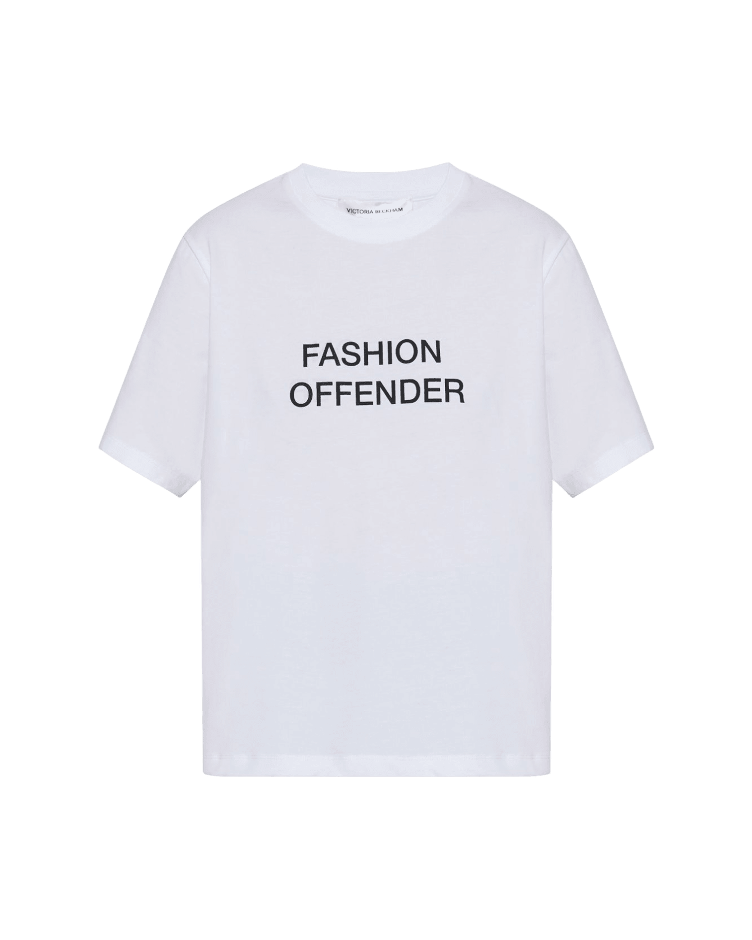 Victoria Beckham White T-Shirt Glam Steals