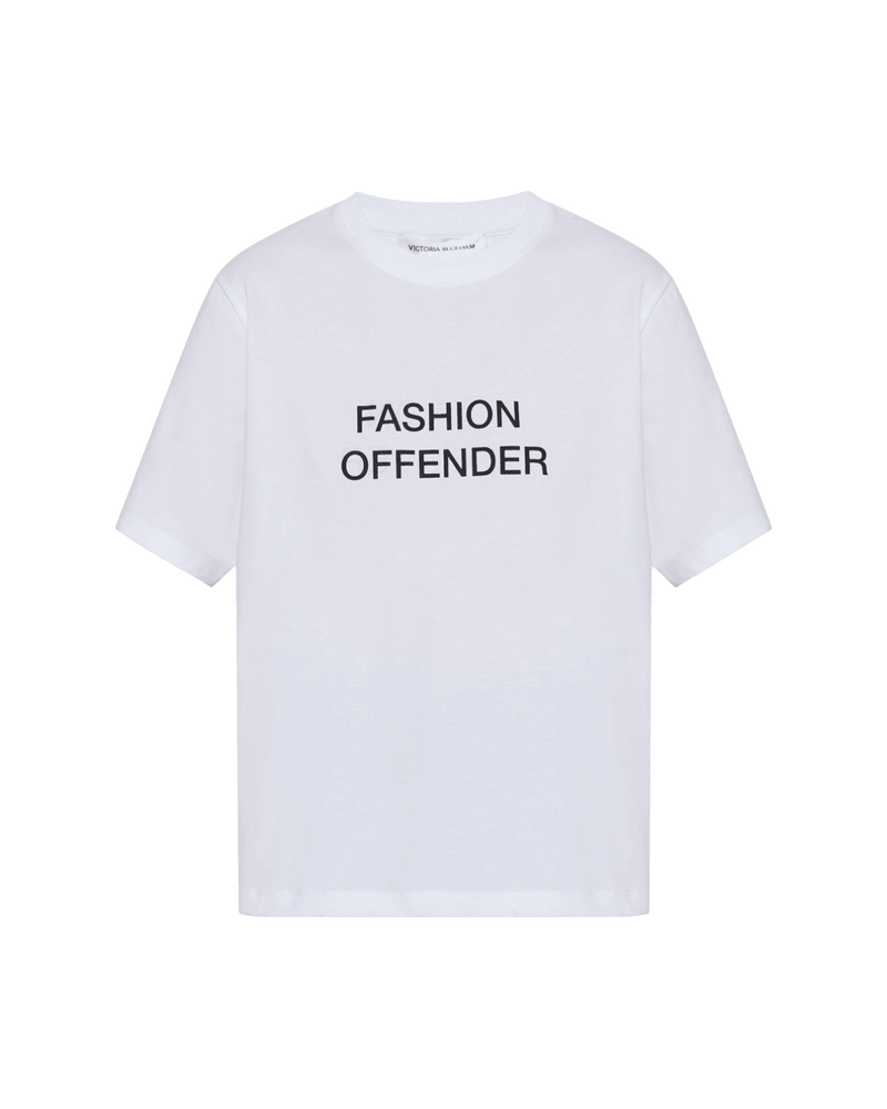 Victoria Beckham White T-Shirt T-Shirts