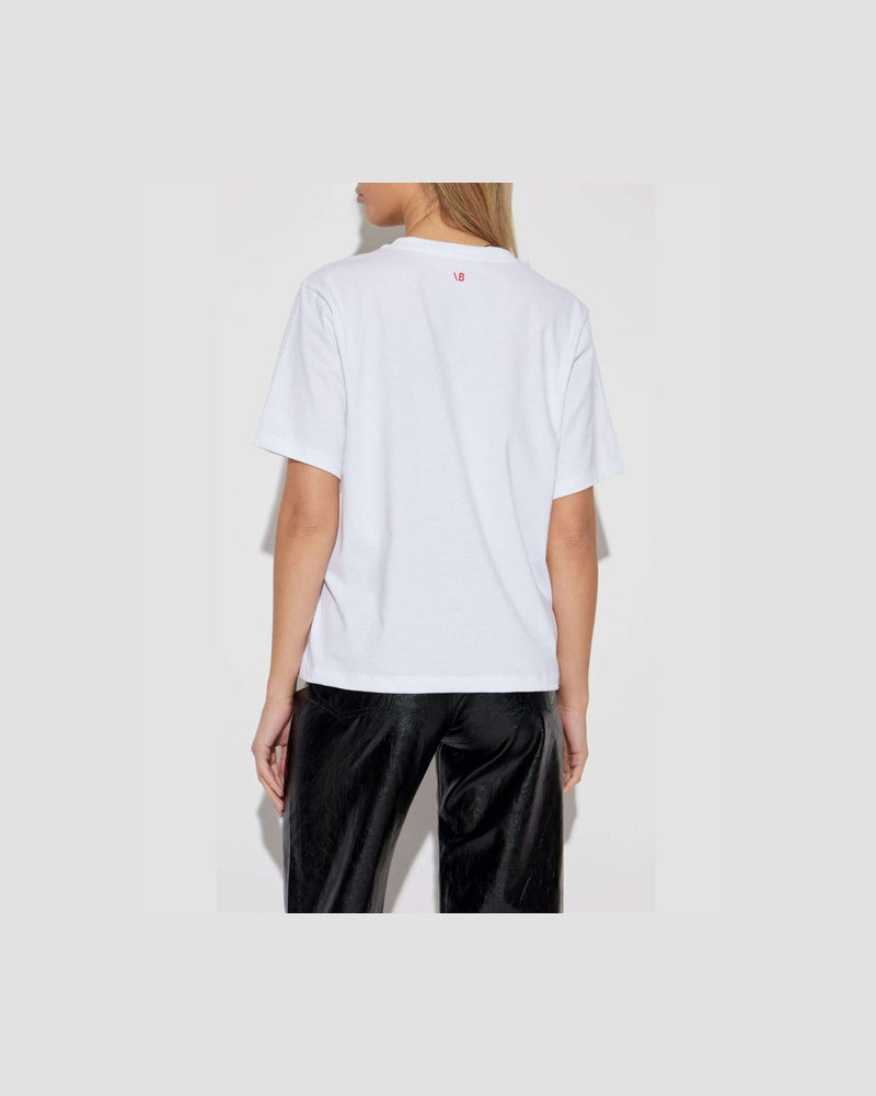 Victoria Beckham White T-Shirt T-Shirts