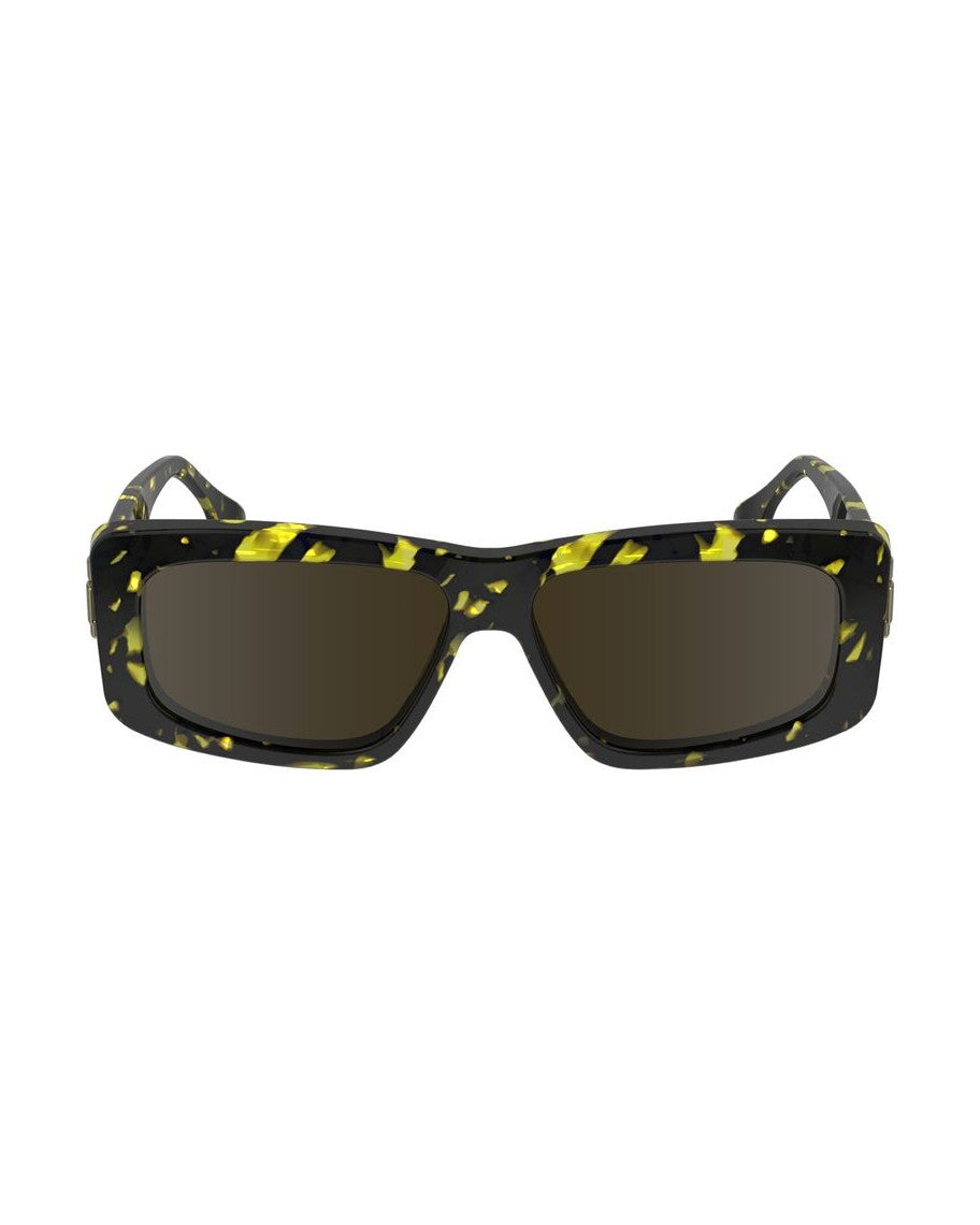 Victoria Beckham Yellow Acetate Sunglasses Sunglasses