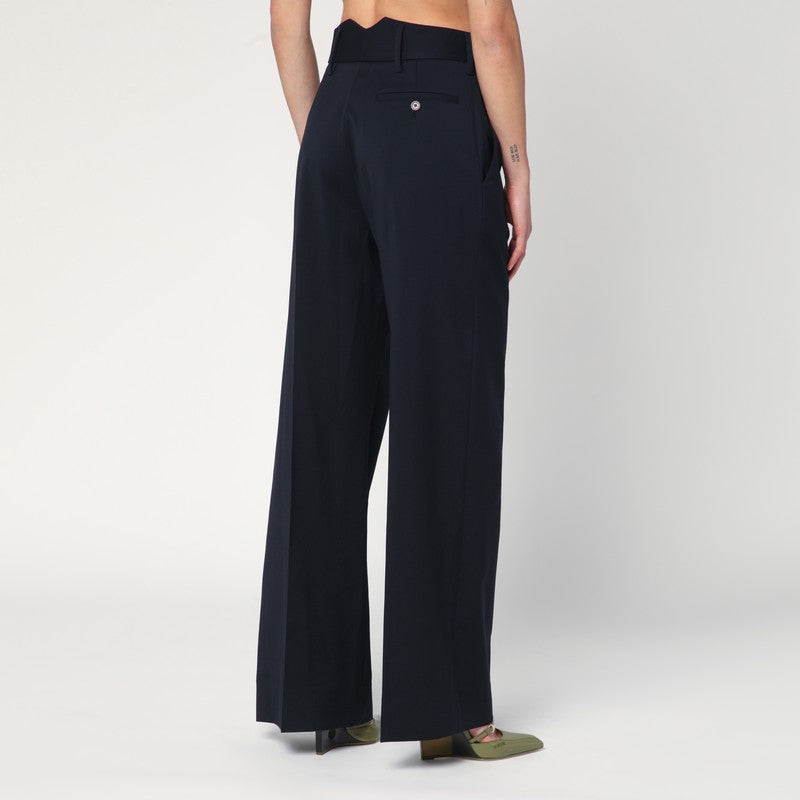 Vivienne Westwood Blue Wool Navy Trouser Glam Steals