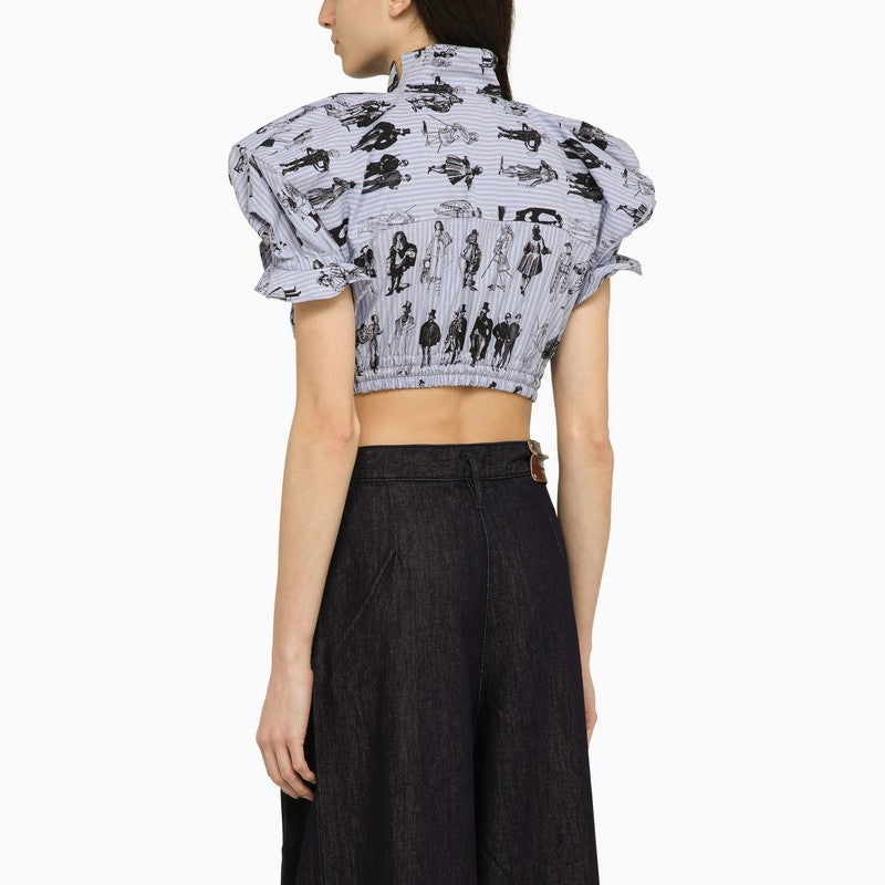 Vivienne Westwood Cotton Bow And Shoulder Top Glam Steals