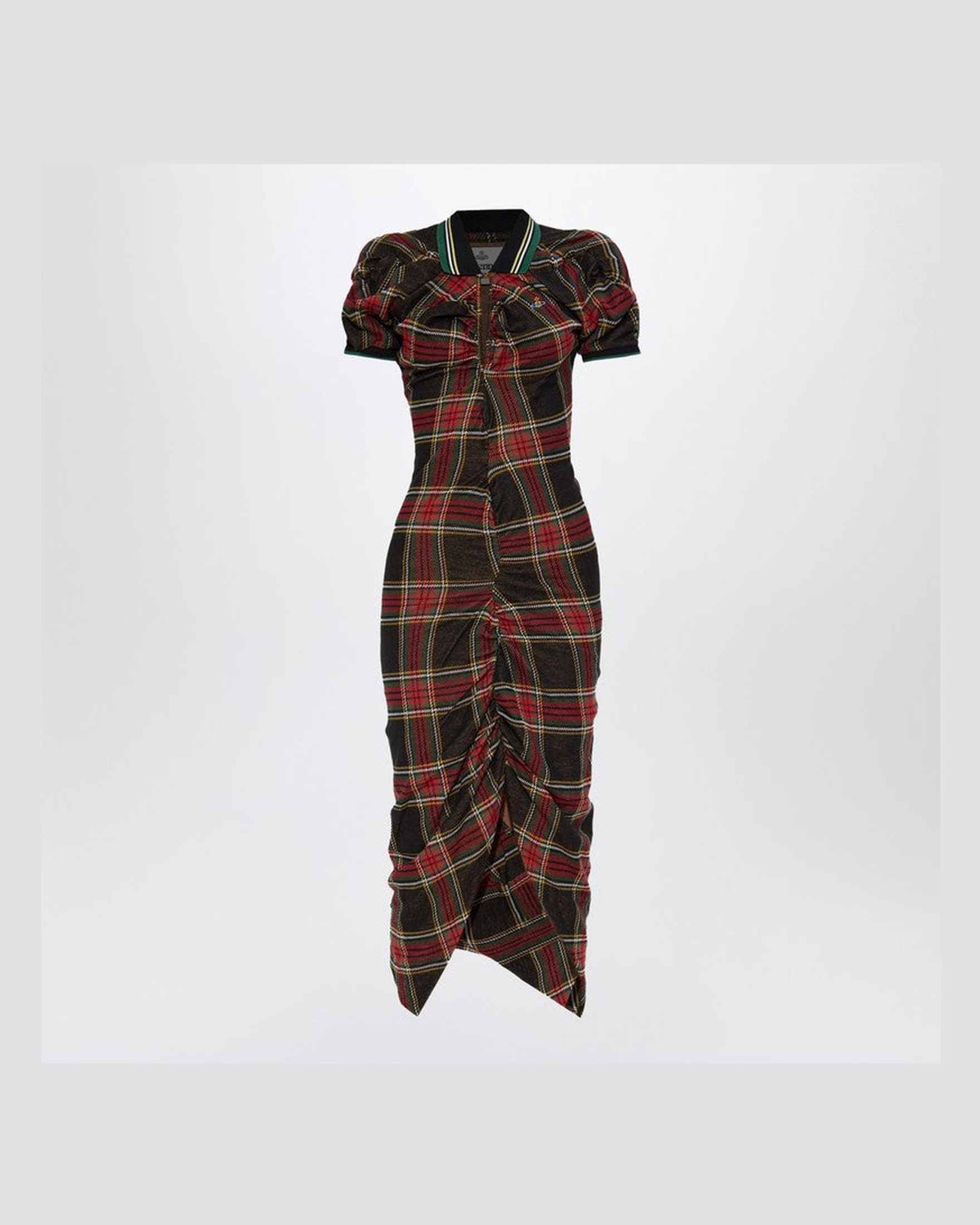 Vivienne Westwood Pulling Dress With Tartan Pattern Glam Steals